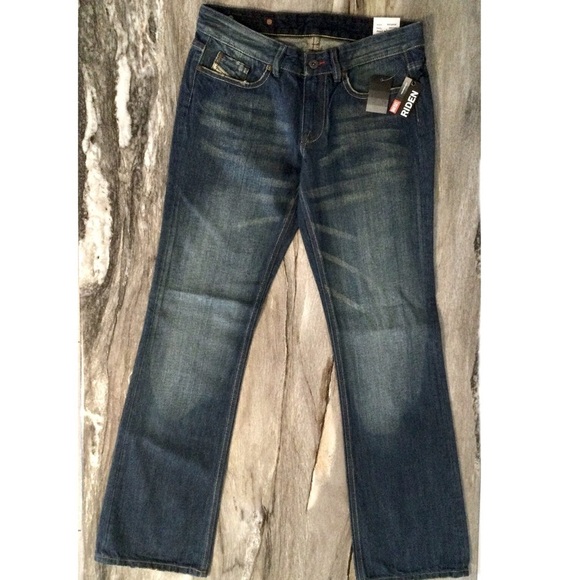 DIESEL Riden Jeans 28/32 Blue Denim Mid-Rise 0010CP - Picture 2 of 16
